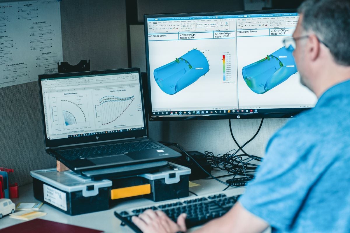 Ingeniería de productos para pruebas de esfuerzo con CAD